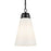 Kichler Marsailli 1 Light 19" Pendant, Black/Cased Opal