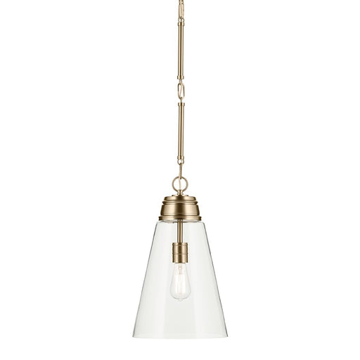 Kichler Marsailli 1 Light 19" Pendant, Champagne Bronze/Clear