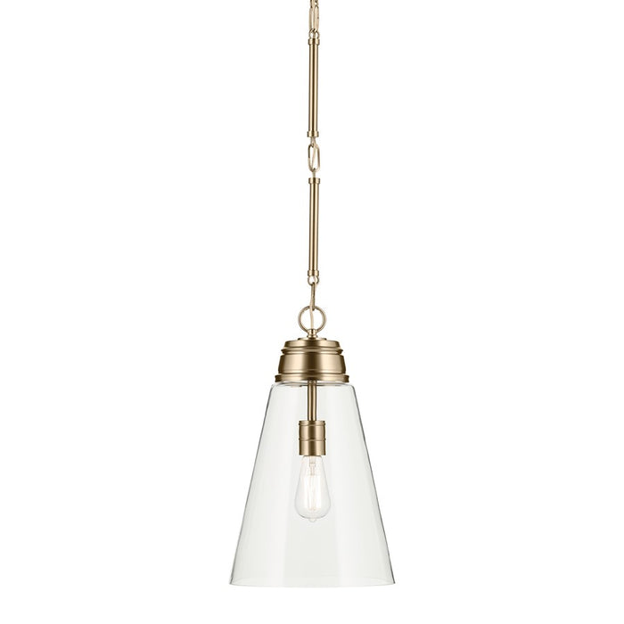 Kichler Marsailli 1 Light 19" Pendant, Champagne Bronze/Clear