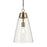 Kichler Marsailli 1 Light 19" Pendant, Champagne Bronze/Clear