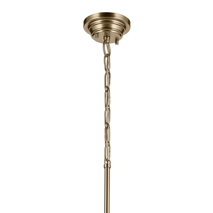 Kichler Marsailli 1 Light 19" Pendant, Champagne Bronze/Clear