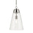 Kichler Marsailli 1 Light 19" Pendant, Polished Nickel/Clear