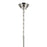 Kichler Marsailli 1 Light 19" Pendant, Polished Nickel/Clear
