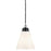 Kichler Marsailli 1 Light 20" Pendant, Black/Cased Opal