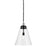 Kichler Marsailli 1 Light 20" Pendant, Black/Clear