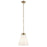 Kichler Marsailli 1 Light 20" Pendant, Champagne Bronze/Cased Opal - 52662CPZ