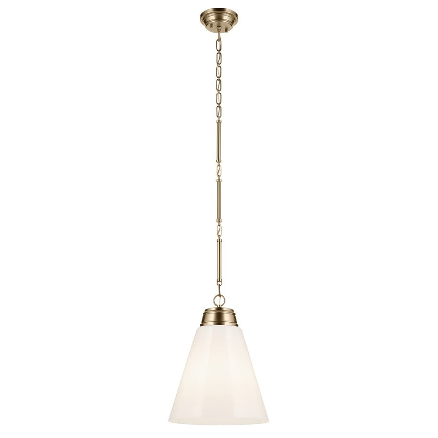 Kichler Marsailli 1 Light 20" Pendant, Champagne Bronze/Cased Opal - 52662CPZ