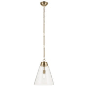 Kichler Marsailli 1 Light 20" Pendant, Champagne Bronze/Clear - 52662CPZCLR