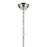 Kichler Marsailli 1 Light 20" Pendant, Polished Nickel/Cased Opal