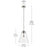 Kichler Marsailli 1 Light 20" Pendant, Polished Nickel/Clear