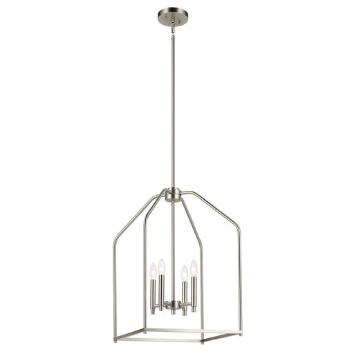 Kichler Madden 4 Light Foyer Pendant, Brushed Nickel - 52722NI