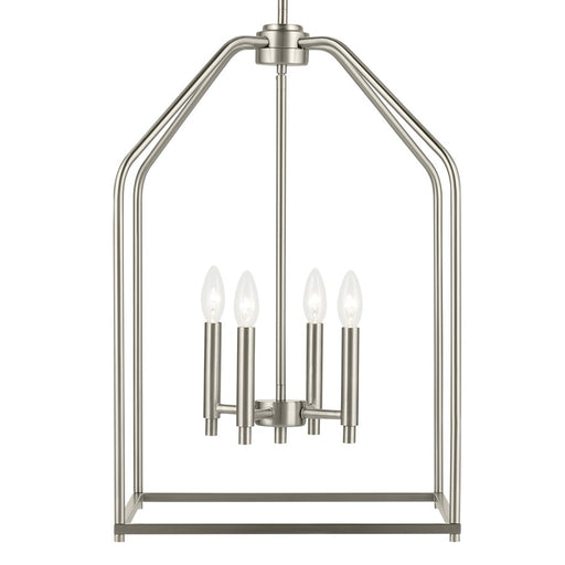 Kichler Madden 4 Light Foyer Pendant, Brushed Nickel