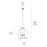 Kichler Madden 4 Light Foyer Pendant, Brushed Nickel
