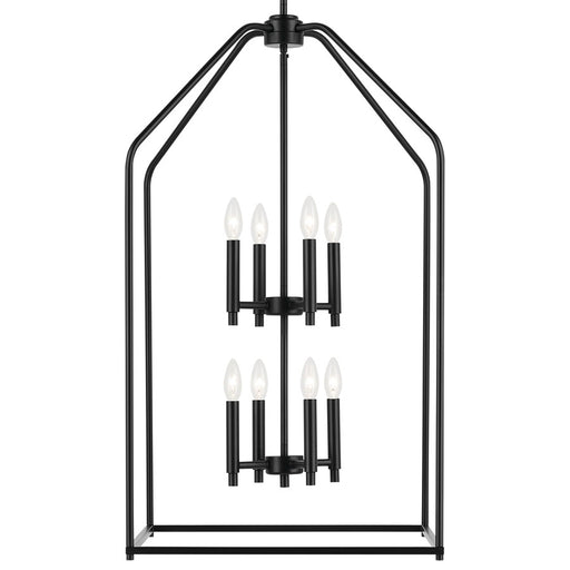 Kichler Madden 8 Light 20" Foyer Pendants, Black