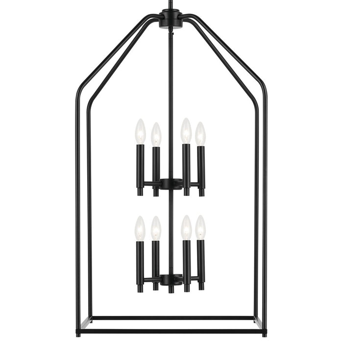Kichler Madden 8 Light 20" Foyer Pendants, Black