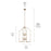 Kichler Madden 8 Light 20" Foyer Pendants, Champagne Bronze