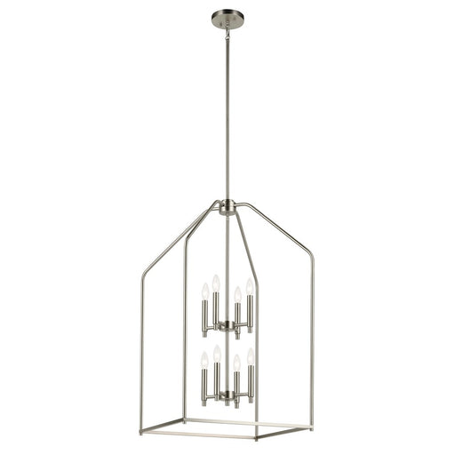 Kichler Madden 8 Light 20" Foyer Pendants, Brushed Nickel - 52723NI