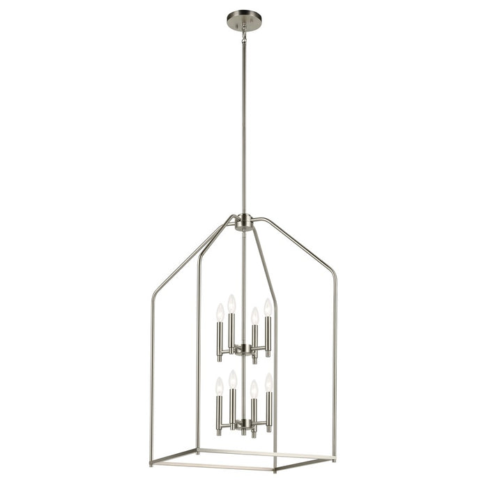 Kichler Madden 8 Light 20" Foyer Pendants, Brushed Nickel - 52723NI