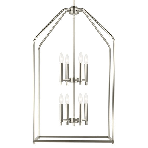Kichler Madden 8 Light 20" Foyer Pendants, Brushed Nickel