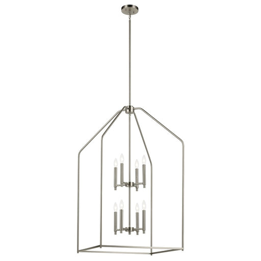Kichler Madden 8 Light 24" Foyer Pendants, Brushed Nickel - 52724NI