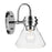 Kichler Farum 1 Light Wall Sconce, Chrome/Clear