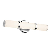Kichler Rosh 1 Light Wall Sconce, Chrome/White - 55187CHLED