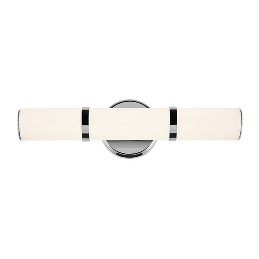 Kichler Rosh 1 Light Wall Sconce, Chrome/White