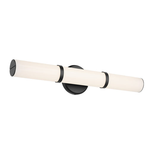 Kichler Rosh 1 Light 24" Linear Bath Medium, Black/White - 55188BKLED