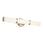 Kichler Rosh 1 Light 24" Linear Bath, Champagne Bronze/White - 55188CPZLED