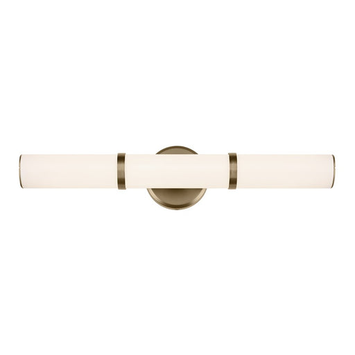 Kichler Rosh 1 Light 24" Linear Bath, Champagne Bronze/White