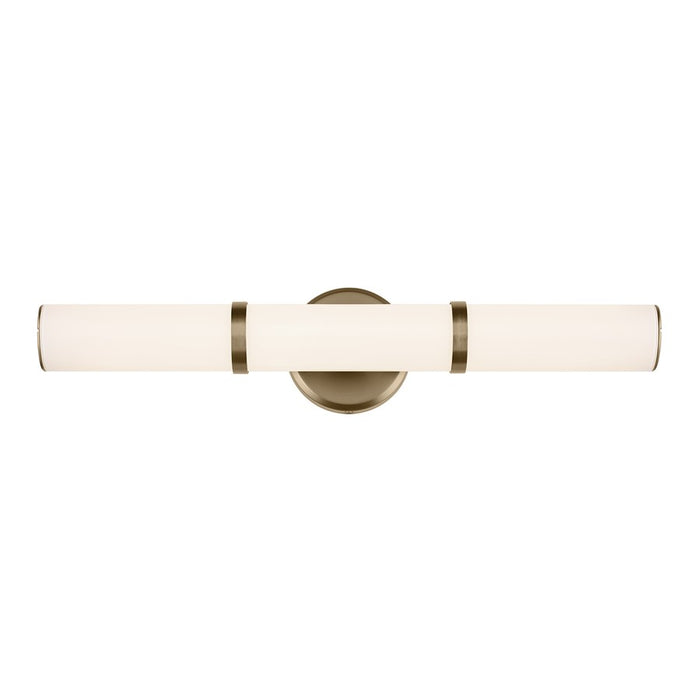 Kichler Rosh 1 Light 24" Linear Bath, Champagne Bronze/White
