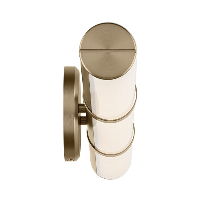 Kichler Rosh 1 Light 24" Linear Bath, Champagne Bronze/White