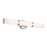 Kichler Rosh 1 Light Linear Bath Medium, Brushed Nickel/White - 55188NILED
