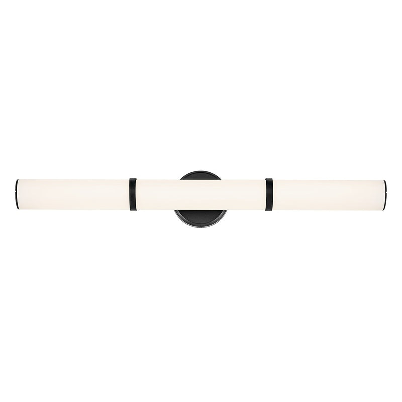 Kichler Rosh 1 Light 32" Linear Bath Large, Black/White
