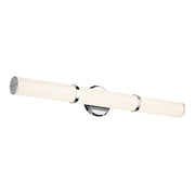 Kichler Rosh 1 Light Linear Bath Large, Chrome/White - 55189CHLED