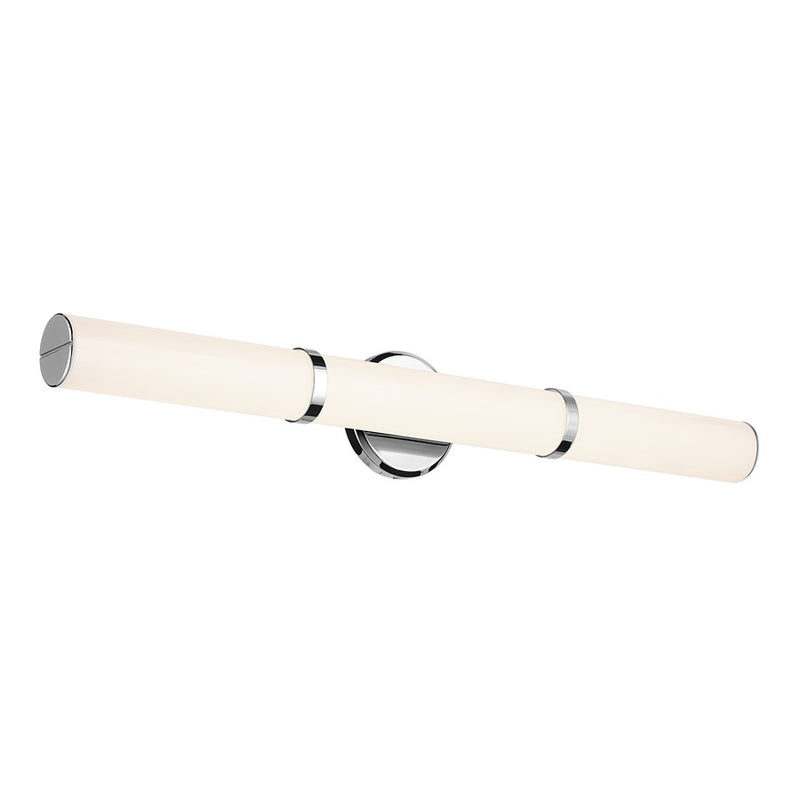 Kichler Rosh 1 Light Linear Bath Large, Chrome/White - 55189CHLED
