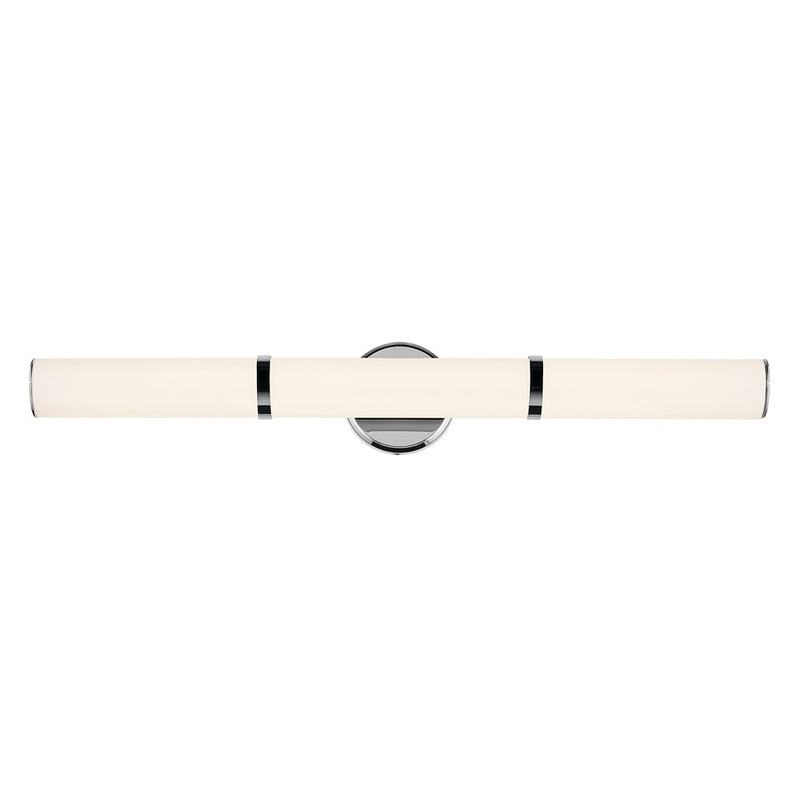 Kichler Rosh 1 Light Linear Bath Large, Chrome/White