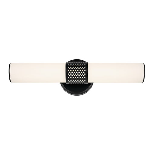 Kichler Sashi 1 Light 18" Wall Sconce, Black/White
