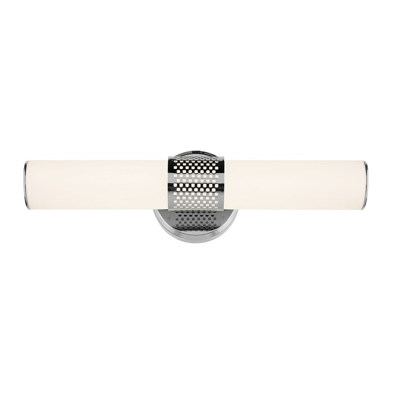 Kichler Sashi 1 Light 18" Wall Sconce, Chrome/White
