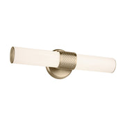 Kichler Sashi 1 Light Wall Sconce, Champagne Bronze/White - 55191CPZLED