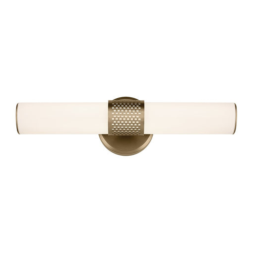 Kichler Sashi 1 Light Wall Sconce, Champagne Bronze/White
