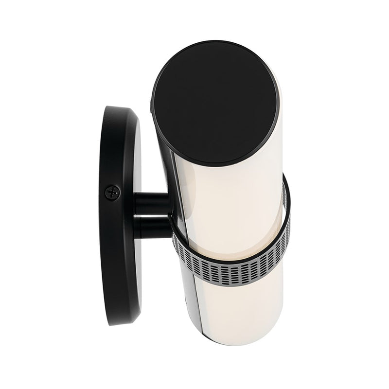Kichler Sashi 1 Light Linear Bath Medium, Black/White