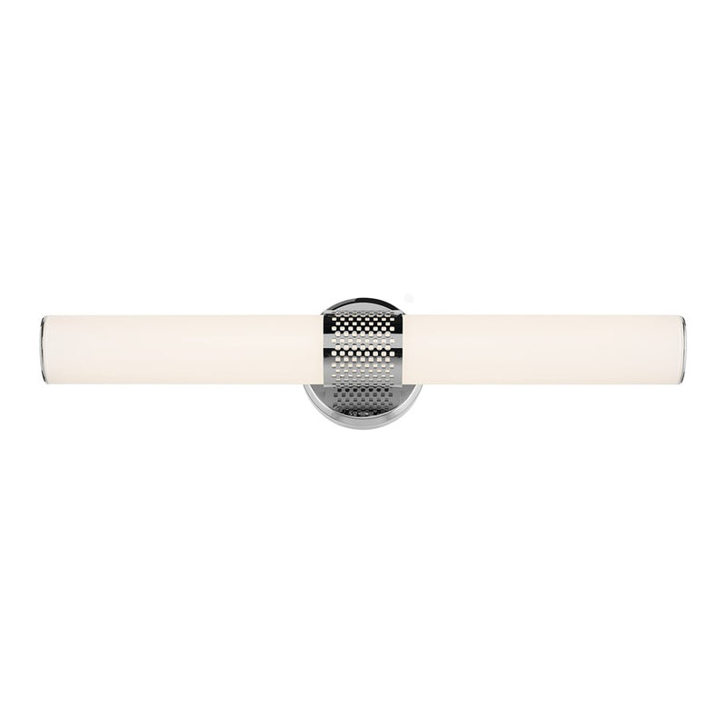 Kichler Sashi 1 Light 24" Linear Bath, Chrome/White