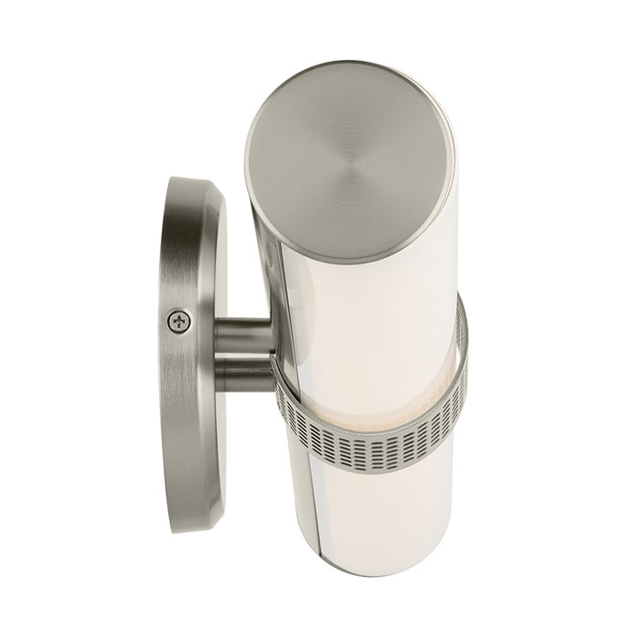 Kichler Sashi 1 Light 24" Linear Bath, Brushed Nickel/White