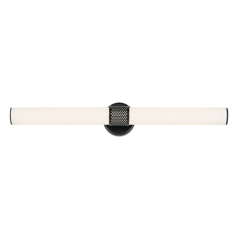 Kichler Sashi 1 Light Linear Bath Large, Black/White