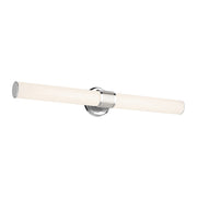 Kichler Sashi 1 Light 32" Linear Bath, Chrome/White - 55193CHLED