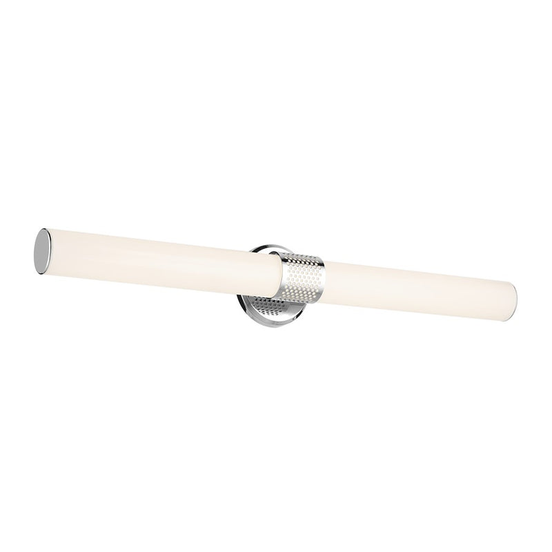 Kichler Sashi 1 Light 32" Linear Bath, Chrome/White - 55193CHLED