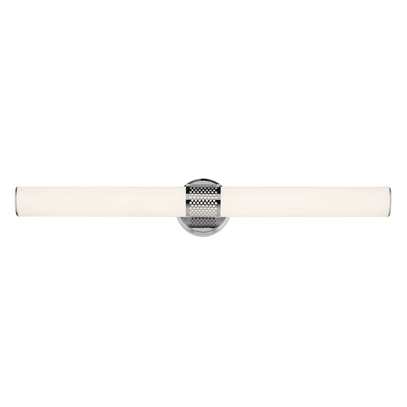 Kichler Sashi 1 Light 32" Linear Bath, Chrome/White