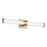 Kichler Laurene 2 Light 27" Linear Bath, Bronze/Clear Fluted - 55196CPZLED
