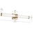 Kichler Laurene 2 Light 27" Linear Bath, Bronze/Clear Fluted